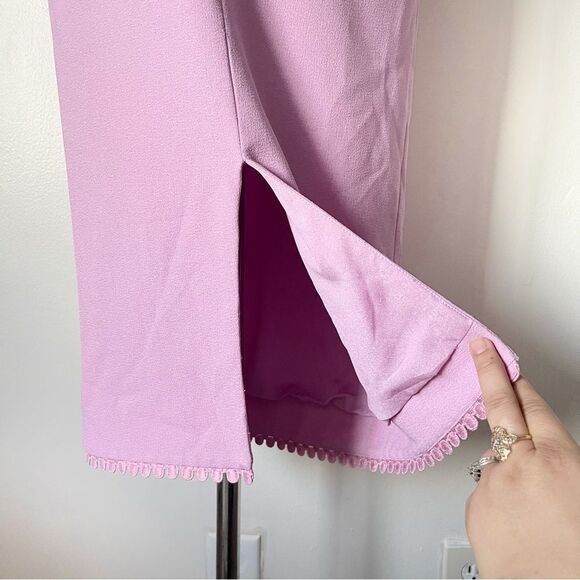 Dress The Population Lilac Off the Shoulder Mini Dress NWOT size Small - Picture 7 of 9